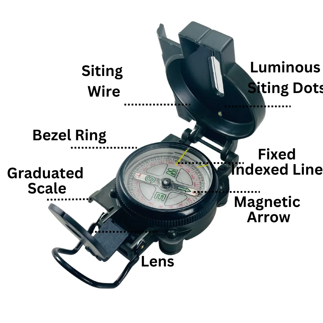 2-Inch Military Style Compass  - PC-11425