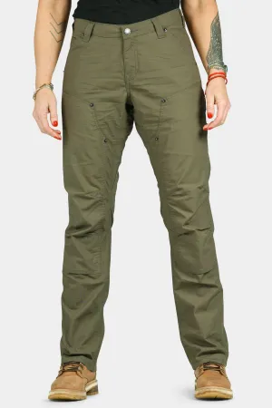 Anna Ultra Light Trail Pant in Kelp Green Ripstop