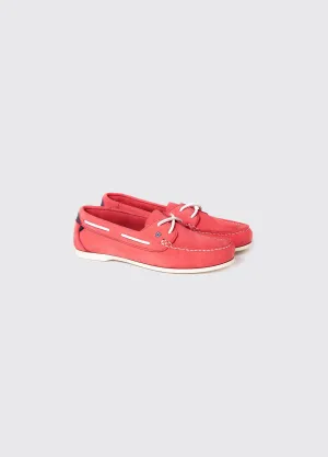 Aruba Deck Shoe - Coral