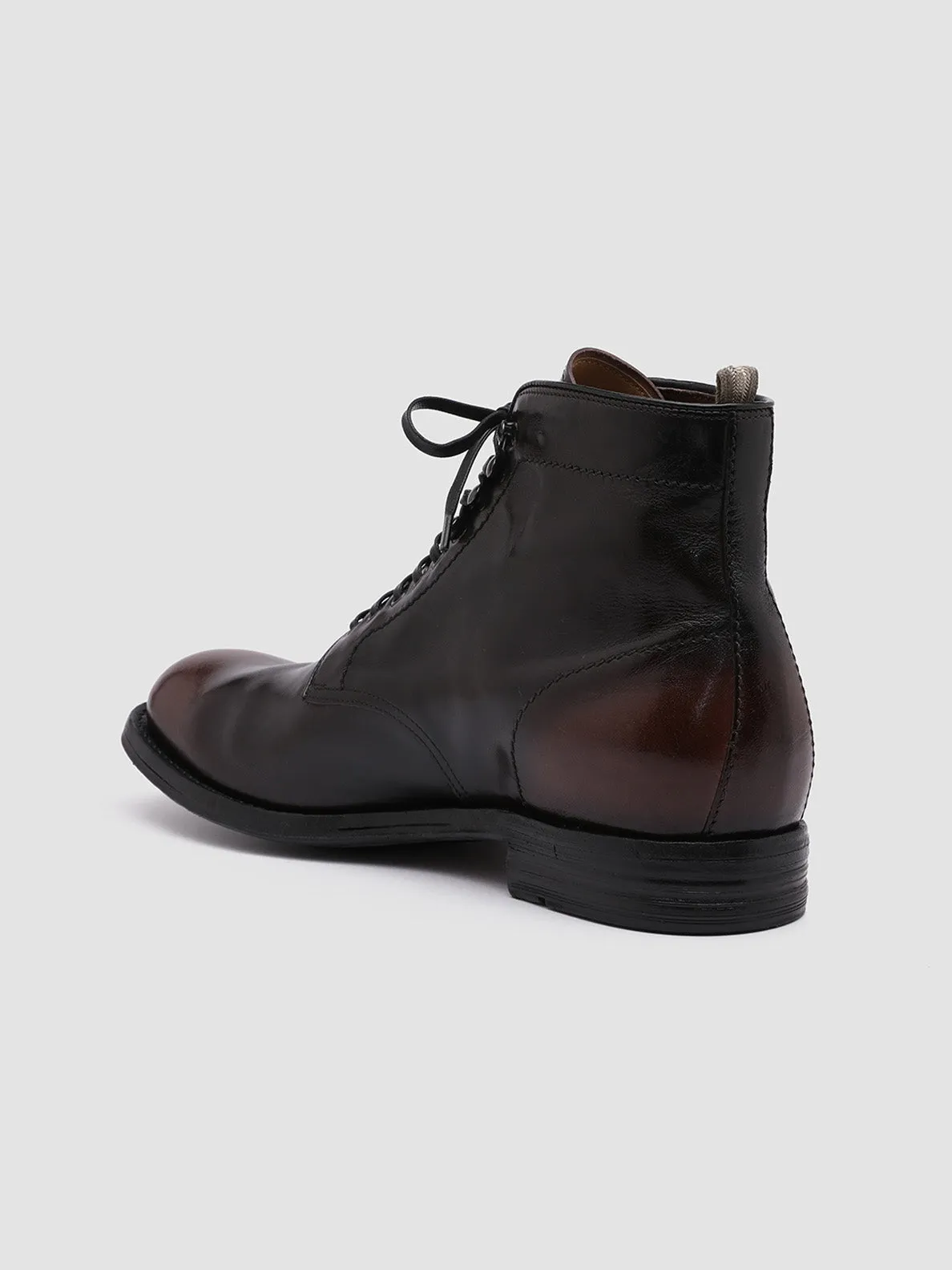 BALANCE 003 - Brown Leather Ankle Boots