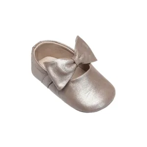 Ballerina Baby Bow Shoe in Talc