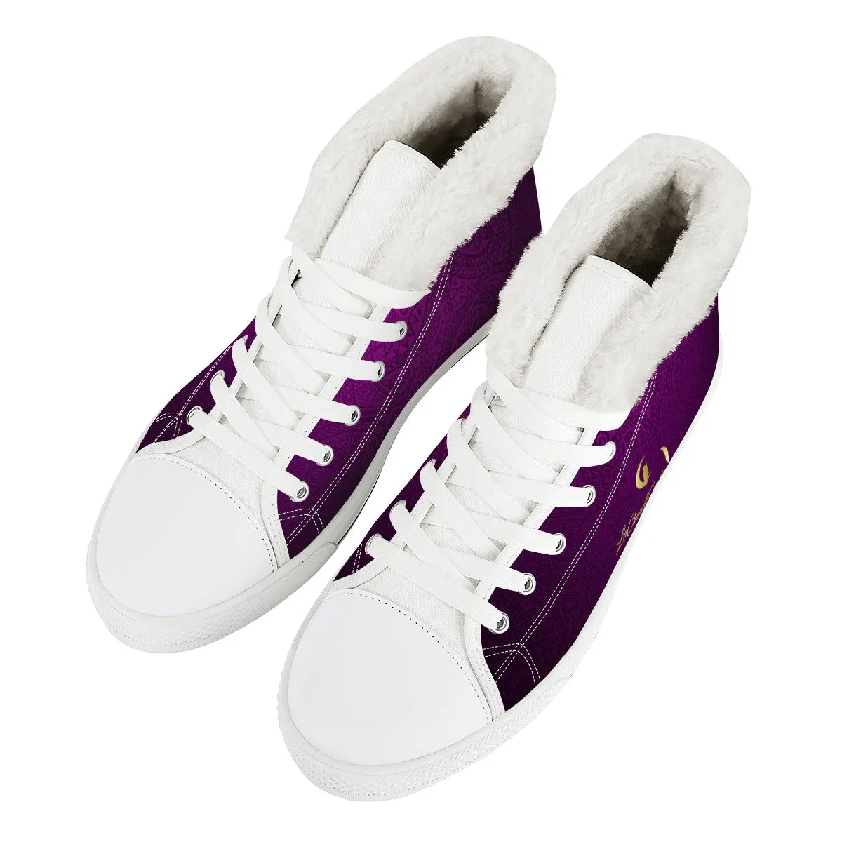 BANDANA LUXURY GRAPE Unisex Canvas Shoes