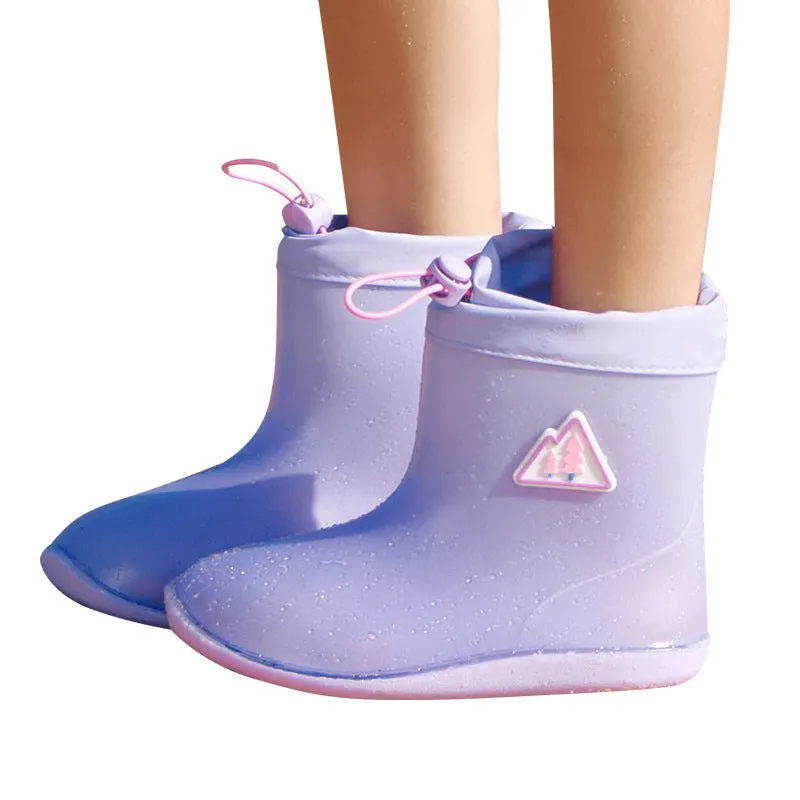 children's rain boots baby water shoes boys and girls rain boots lightweight non-slip sea boots