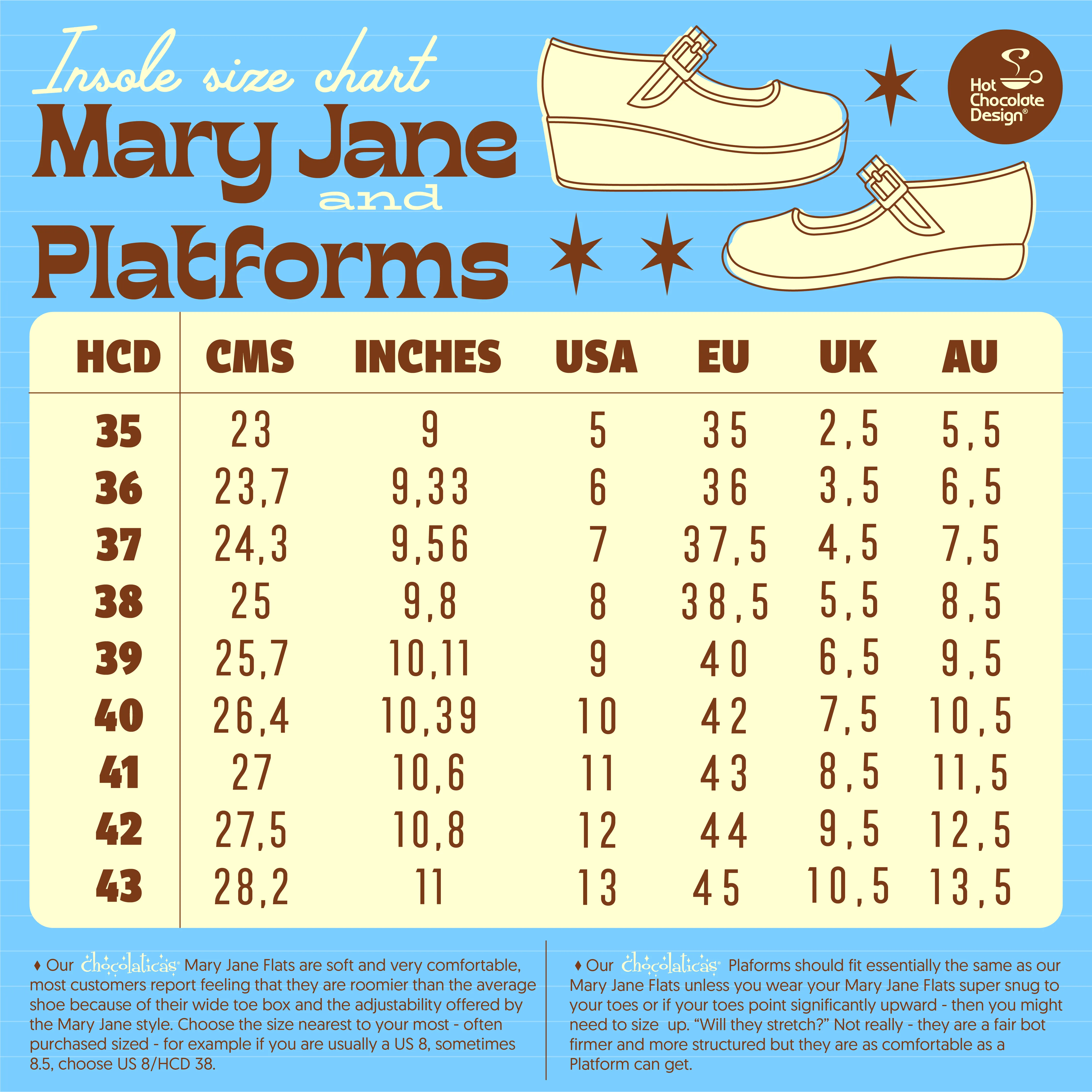 Chocolaticas® Berry Bliss Women's Mary Jane Flat Shoes