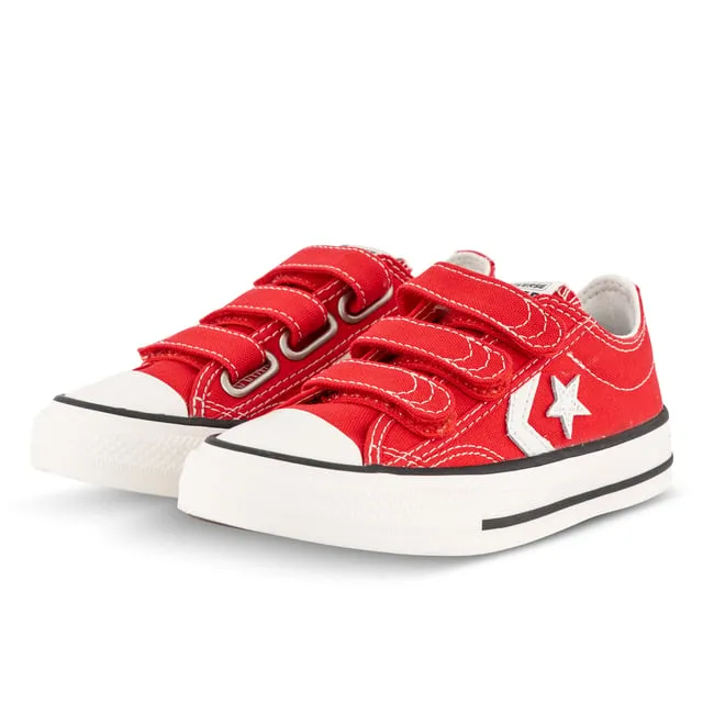 CONVERSE KID'S STAR PLAYER RED SNEAKER SHOES