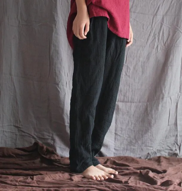 Cotton And Linen Pants | Zen