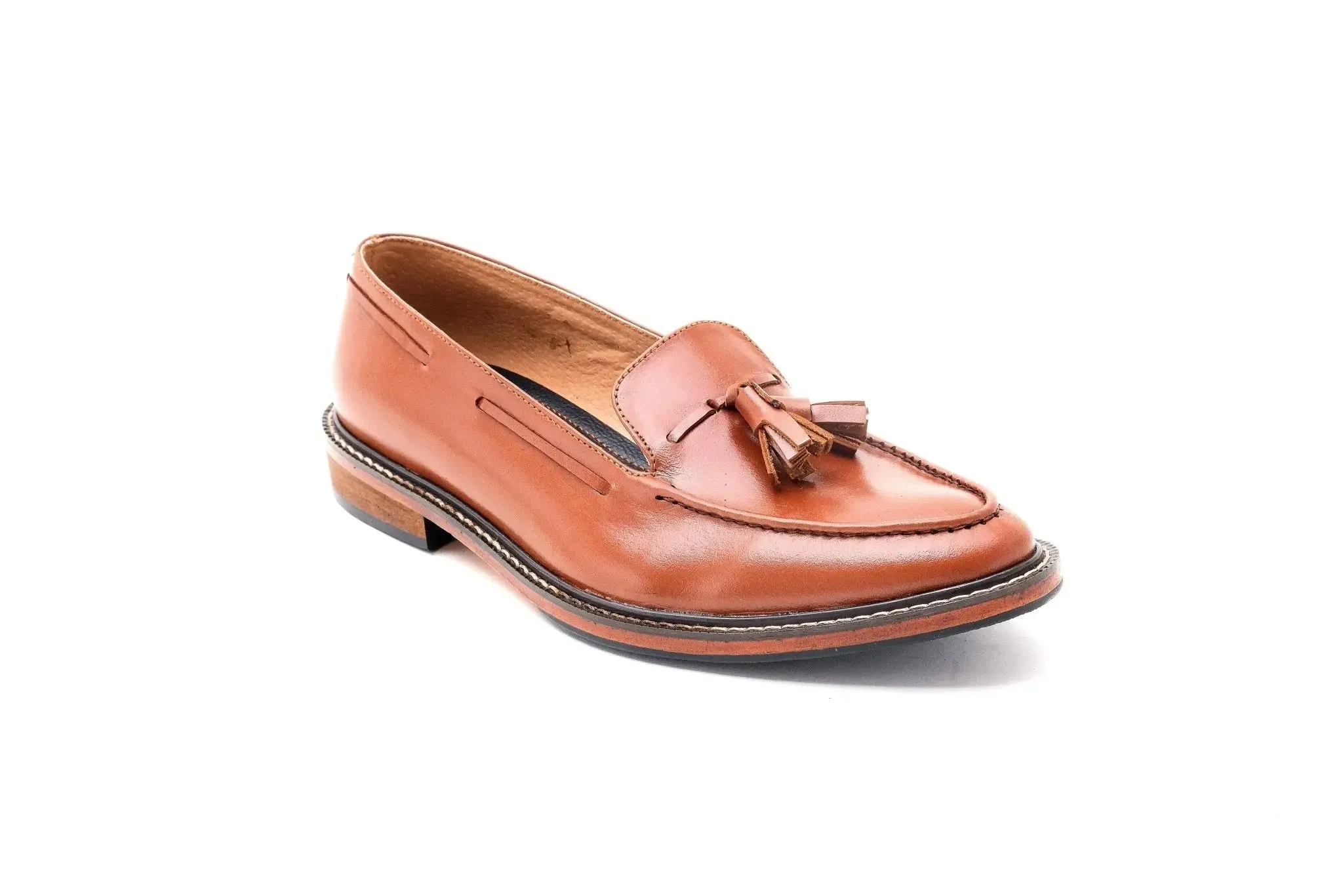 ENRIQUE Tassel Loafer - Tan