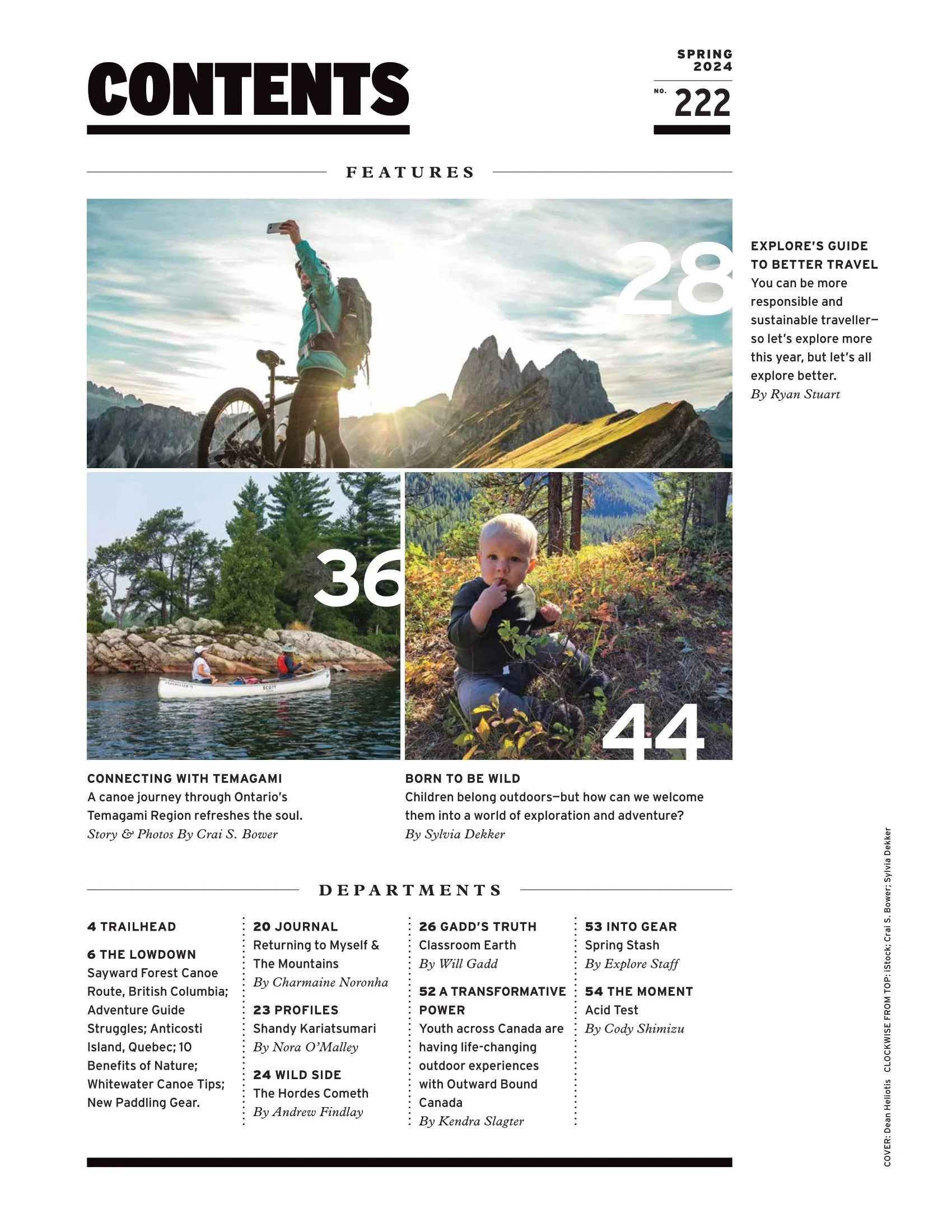 Explore - The Paddling Issue Spring 2024: Best Canoe Routes, Whitewater Tips & Tricks, New Paddling Gear, Off-Radar Canadian Destinations, How-To Articles For Paddlers, 10 Benefits Of Nature & More!