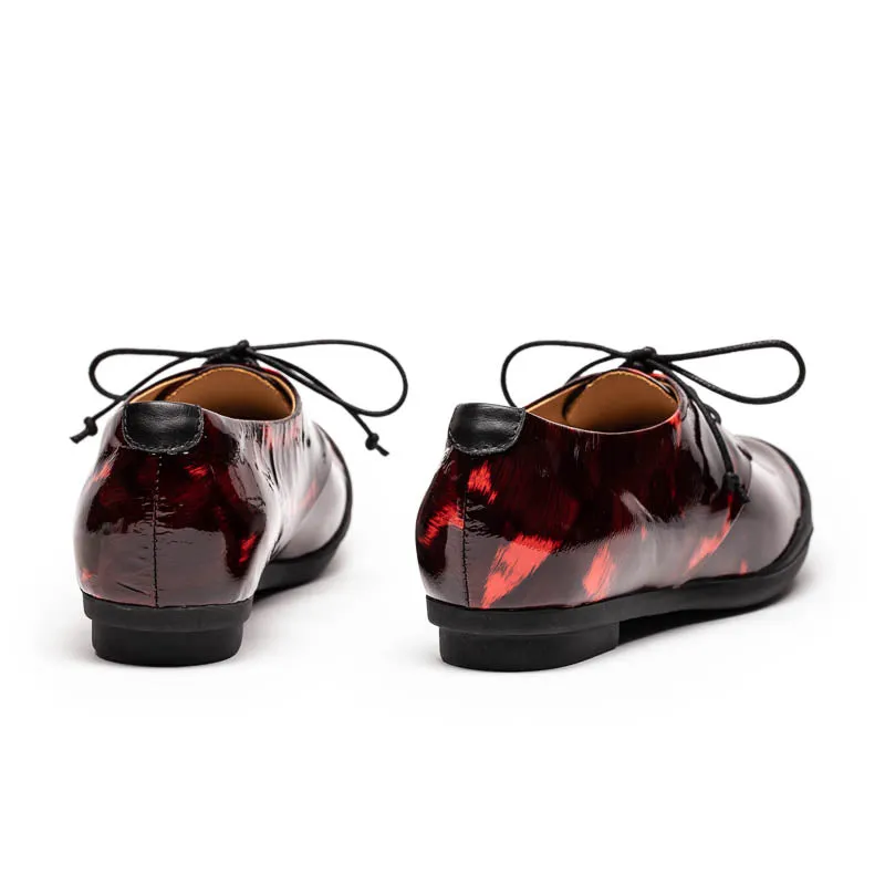 GEEK Fire | Printed Leather Sneaker