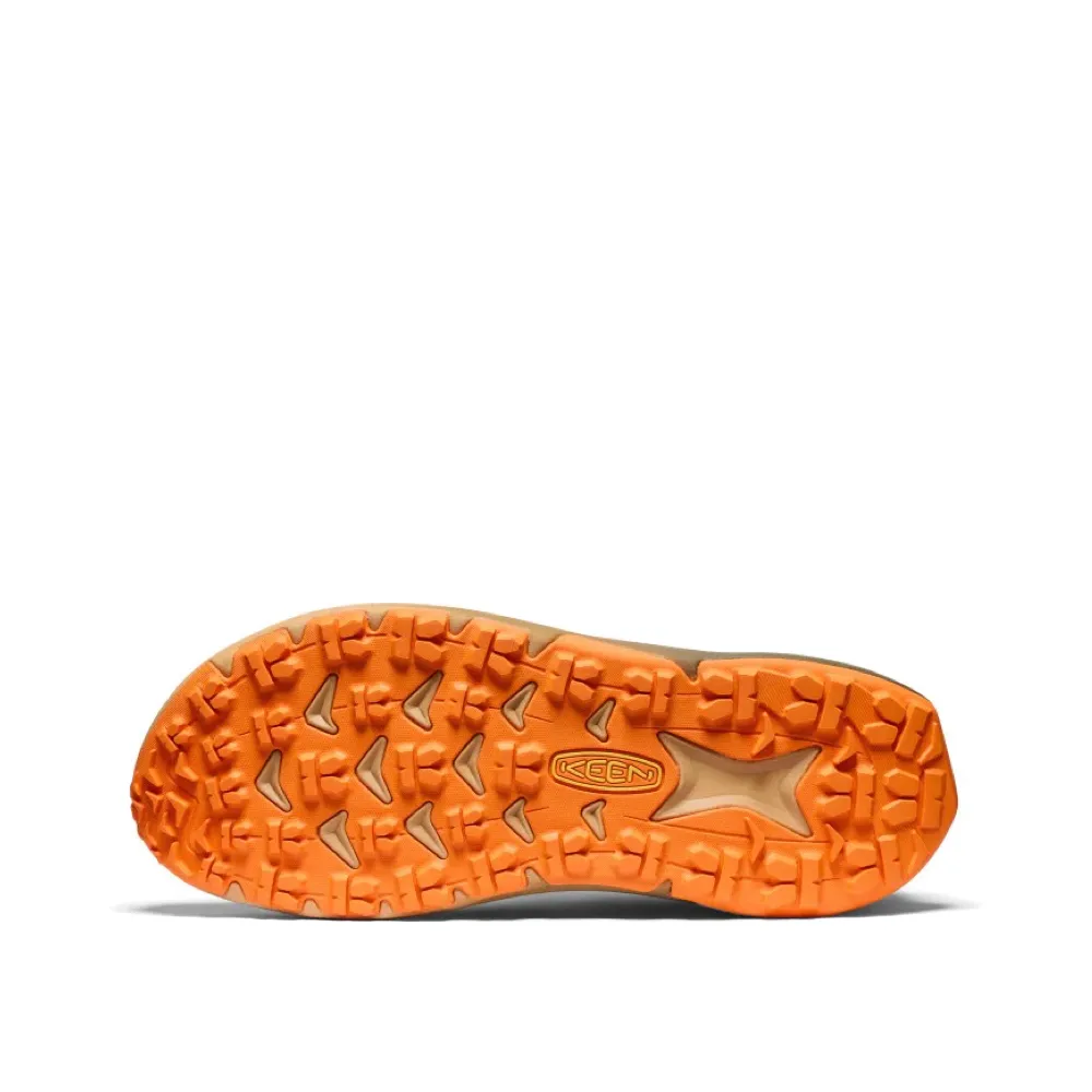 KEEN Men's 450 Dirt Hiking Shoe in Light Curry/Orange Pepper