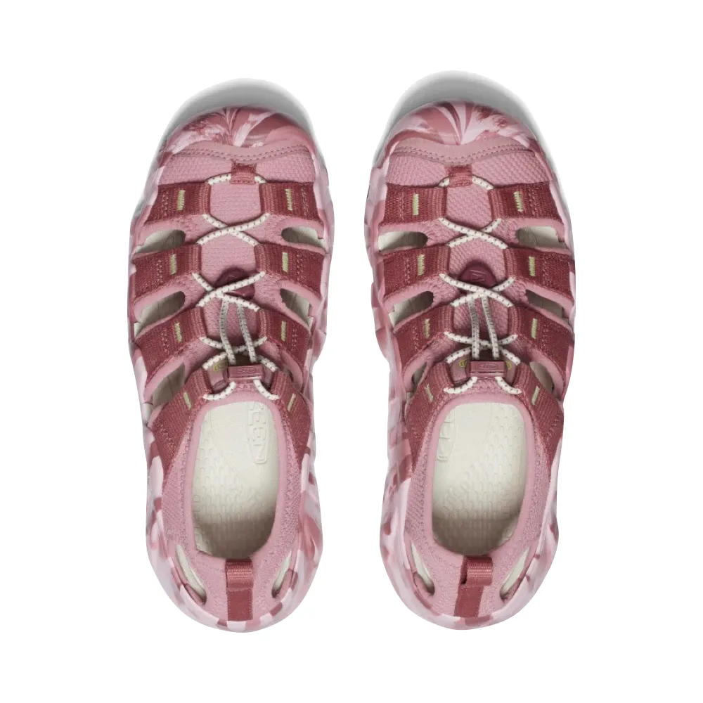 KEEN Women's Hyperport H2 Sandal in Nostalgia Rose/Daiquiri Green