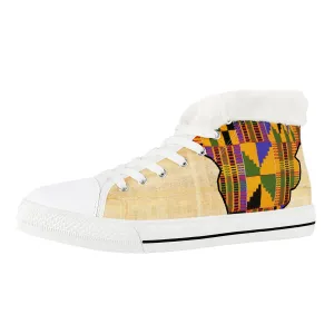 KENTE NIL VALLEY Winter Canvas Shoes