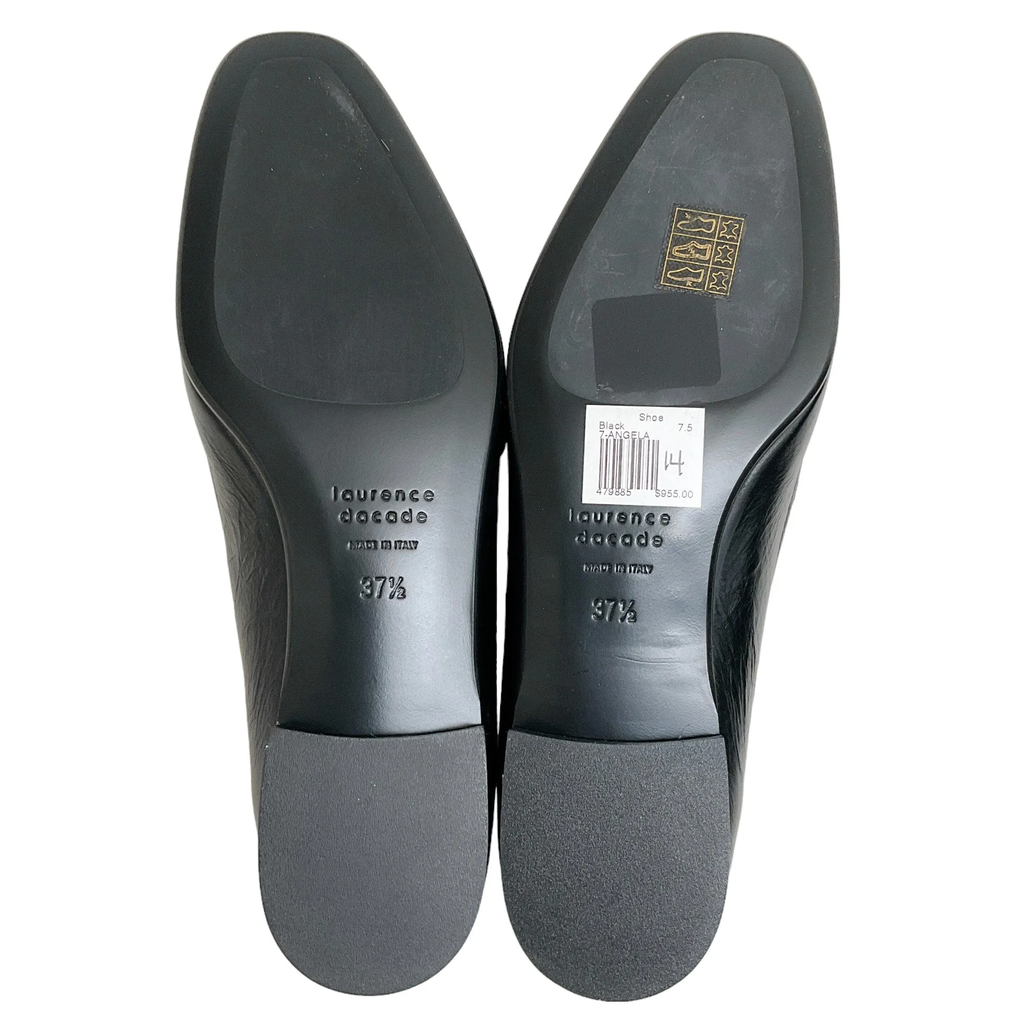 Laurence Dacade Black Leather Angie Loafers