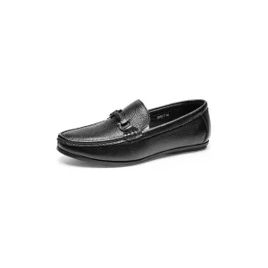 LuxeCroc Exotic Metal Toe Slip On Loafers