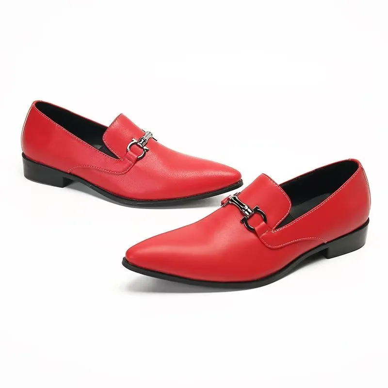 LuxePoint Genuine Leather Slip-on Loafers