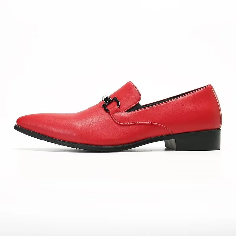 LuxePoint Genuine Leather Slip-on Loafers