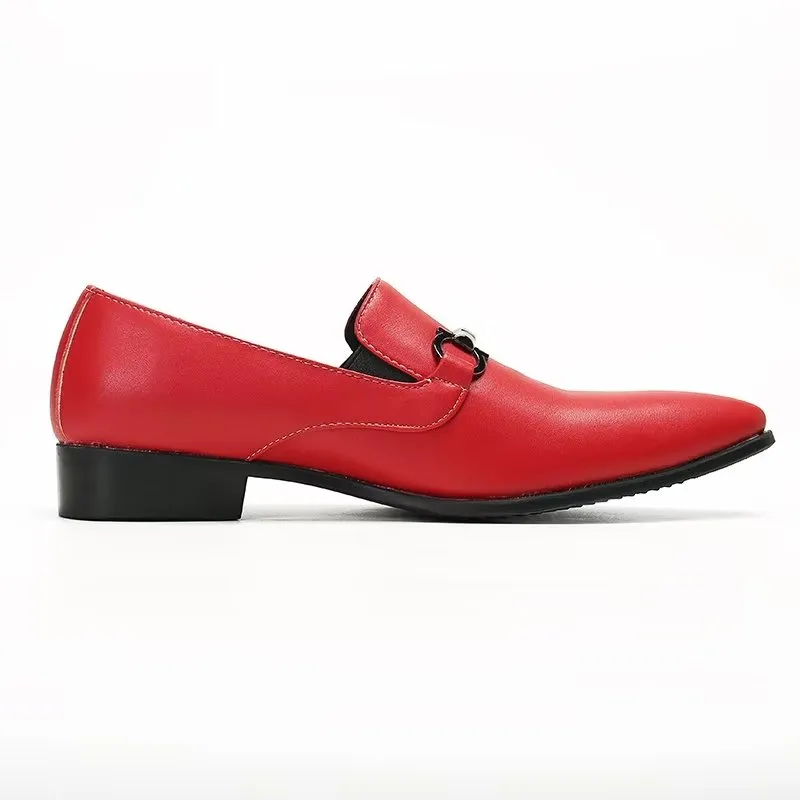 LuxePoint Genuine Leather Slip-on Loafers