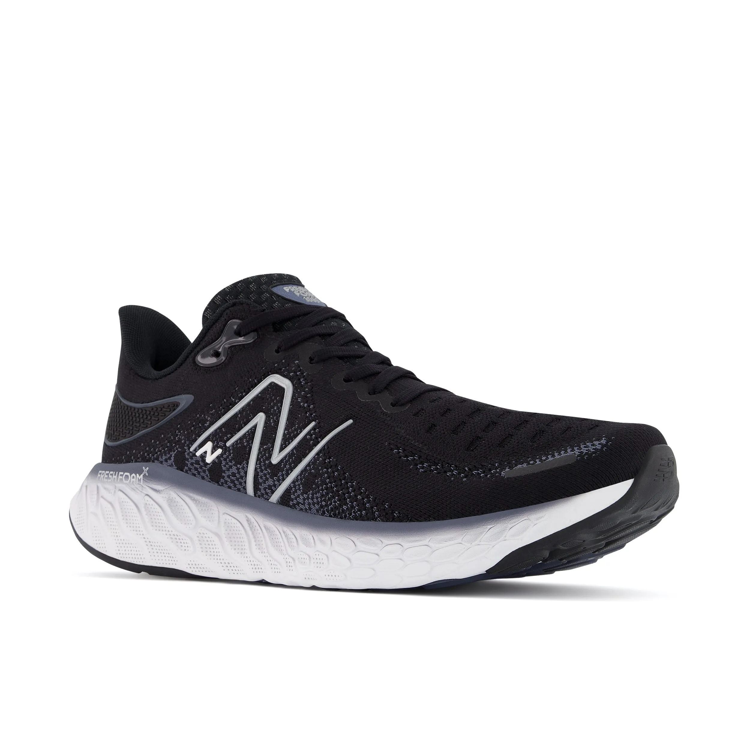 Men's New Balance Fresh Foam X 1080v12 Color: Black w/ Thunder and White