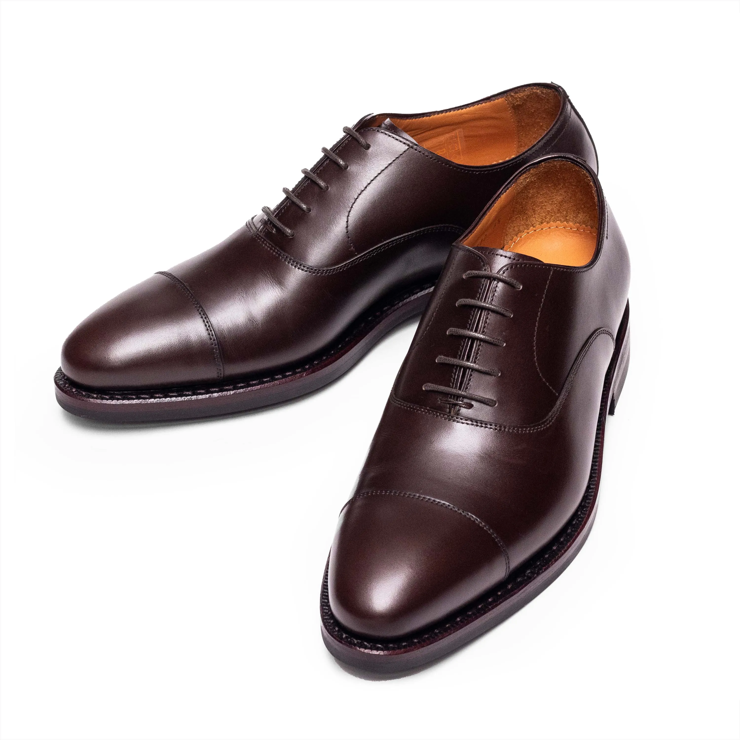 Men's Oxford Cap Toe (Dainite Sole) / Dark Brown Calf 98321