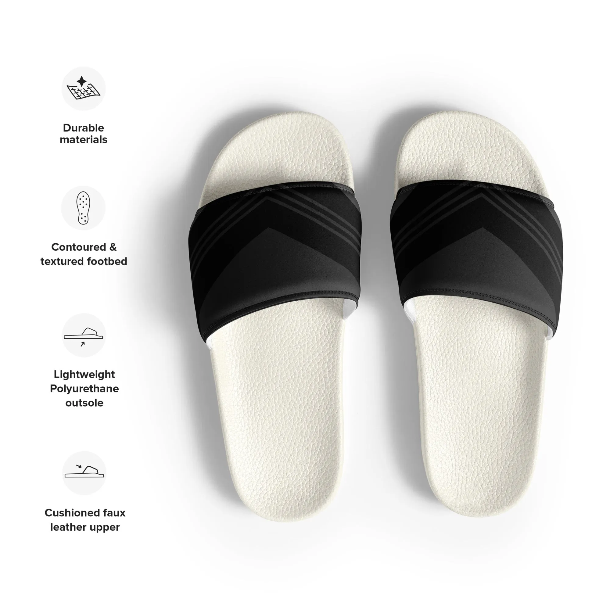 Menâ€™s slides - Black Design