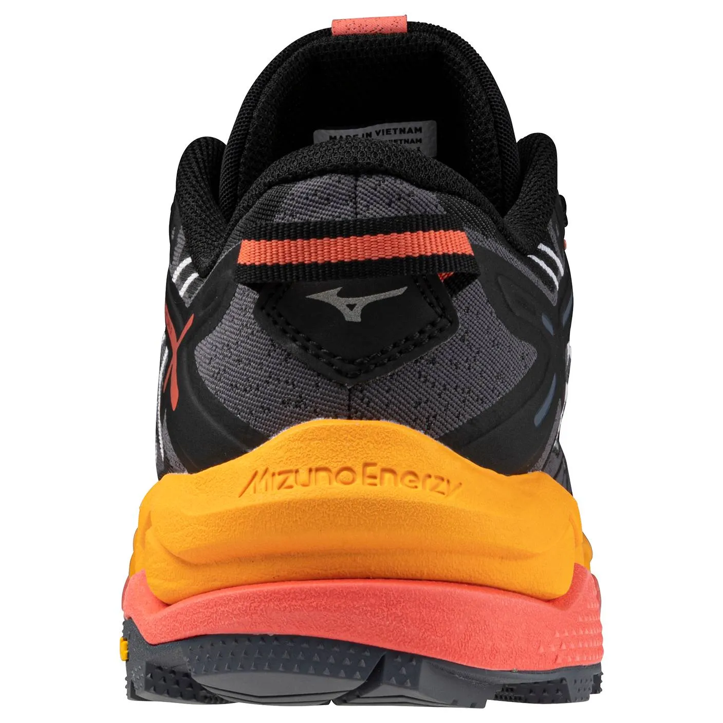 Mizuno Wave Mujin 10 (Womens) - Black/Cayenne/Nasturtium