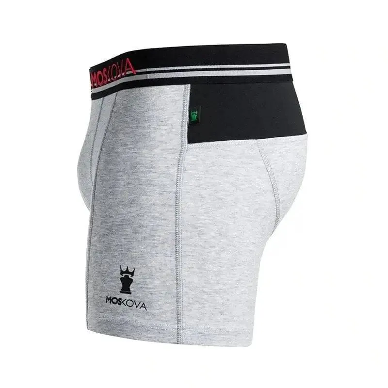 MOSKOVA Boxer M2 Cotton - Heather Grey