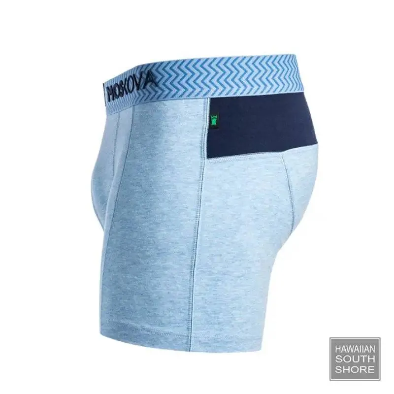 MOSKOVA BOXER M2 COTTON Small-XLarge Chevron Light Blue