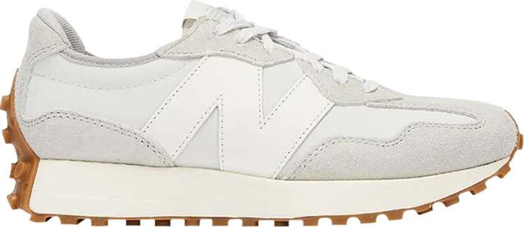 New Balance 327 'Rain Cloud Gum' sneakers, white