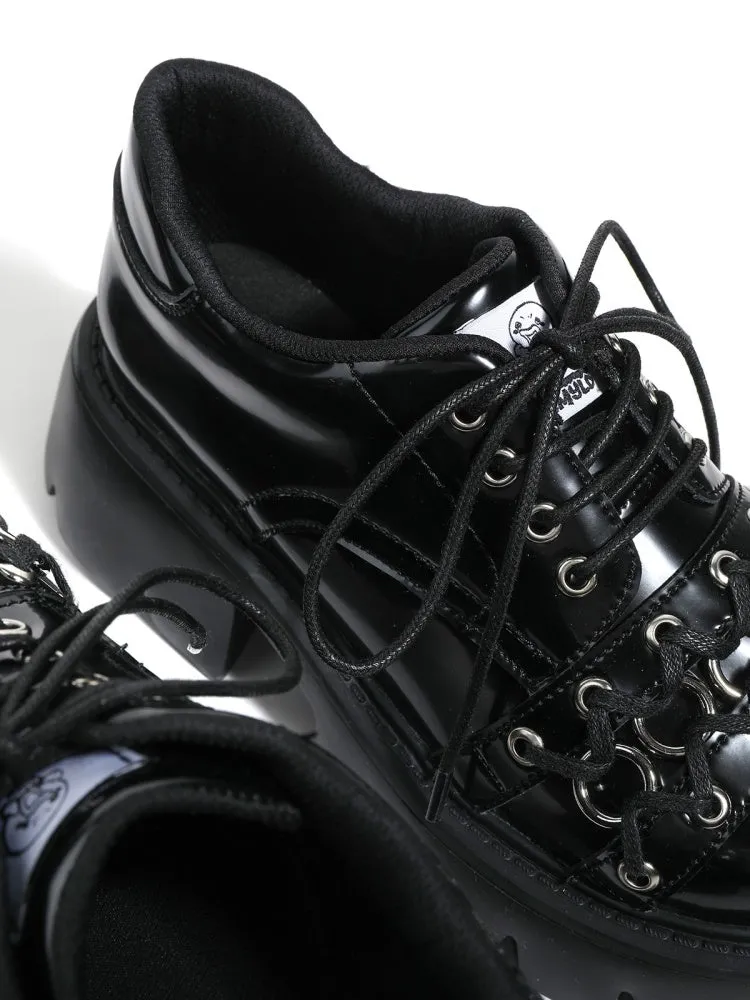 Niche Design Derby Eyelet Platform Shoes【s0000005182】