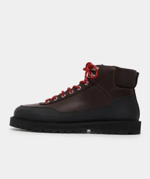 Olaf Lace-Up Boot - Dark Brown crazy horse leather