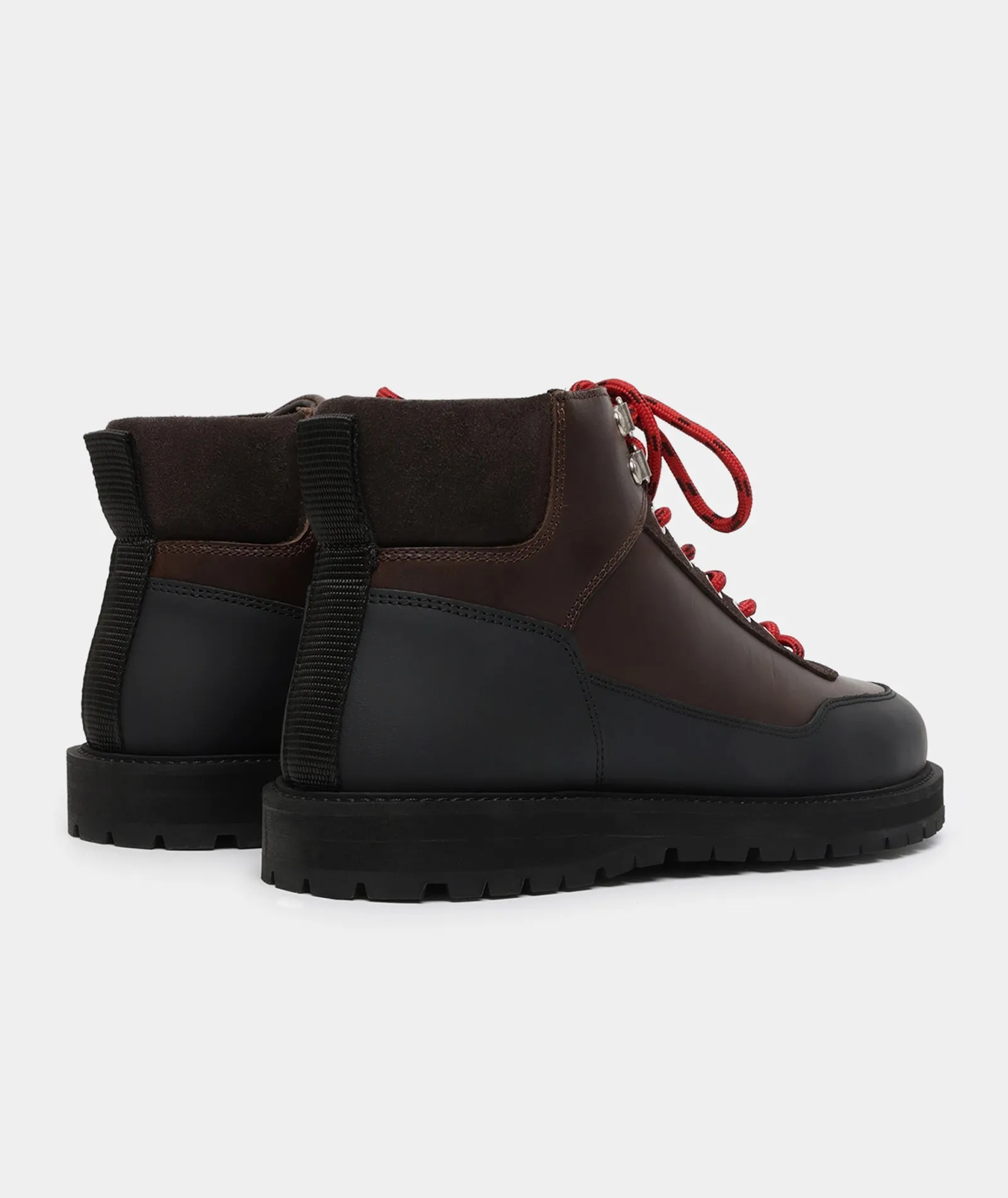 Olaf Lace-Up Boot - Dark Brown crazy horse leather