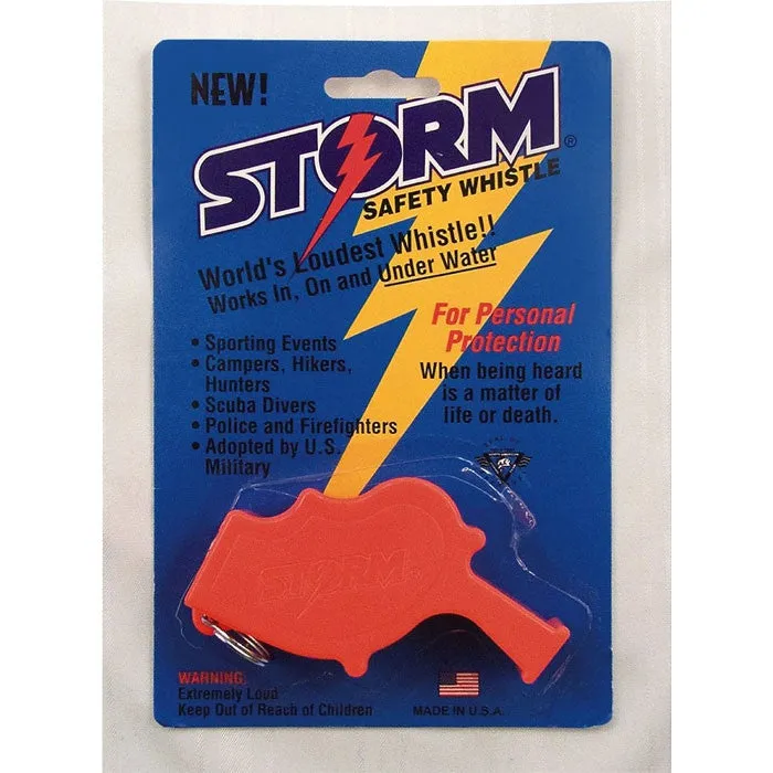 Orange - Official US NAVY Storm All Weather Safety Whistle