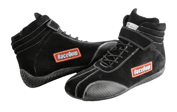 RaceQuip Euro Carbon-L Series Race Shoes - Black - 4 US Mens (Womens 6) - 30500040