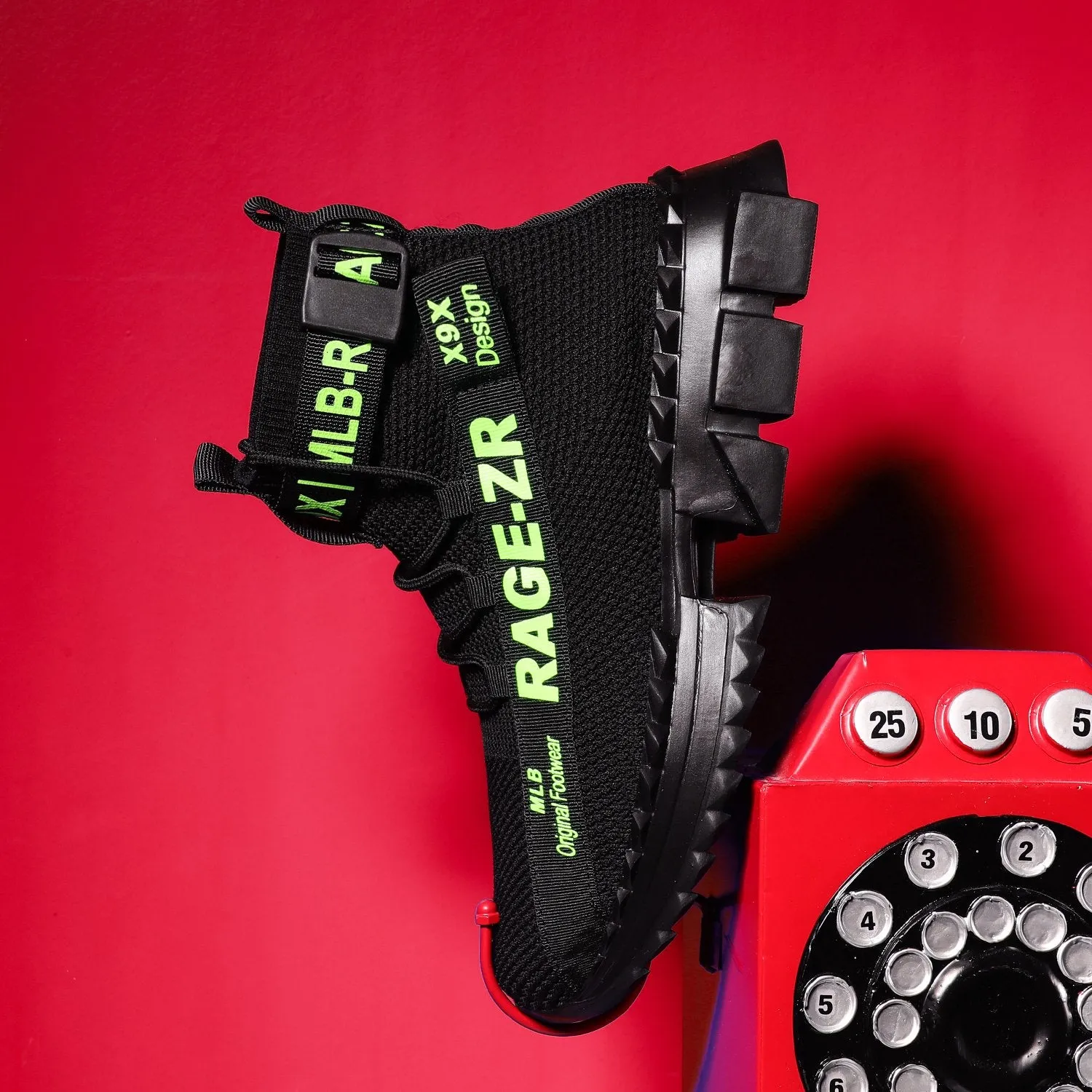 RAGE ZR 'Urban Legend' X9X Sneakers - NEON