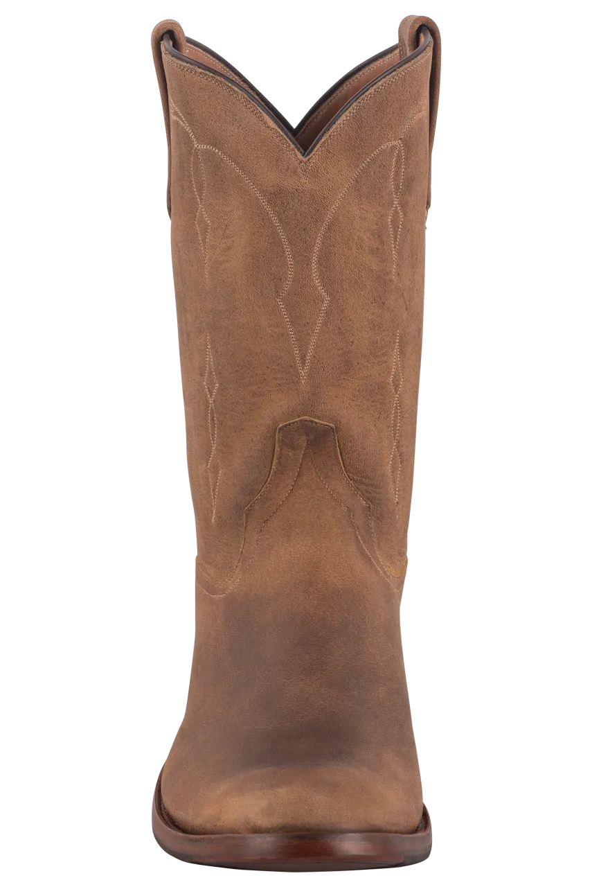 Rios of Mercedes Elk Bottom Roper Boots - Sand