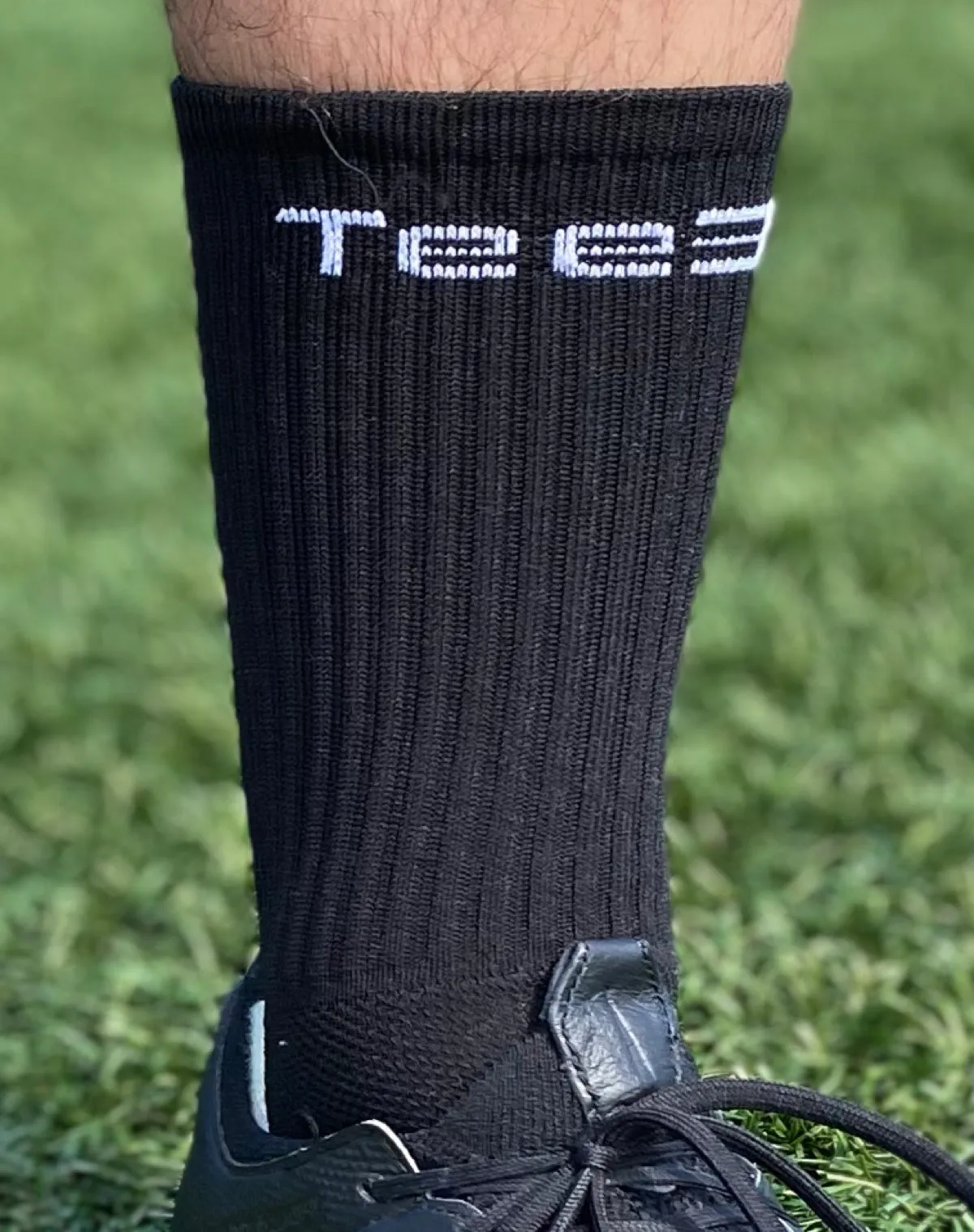 Tee3 Grip Sock Academy - Black