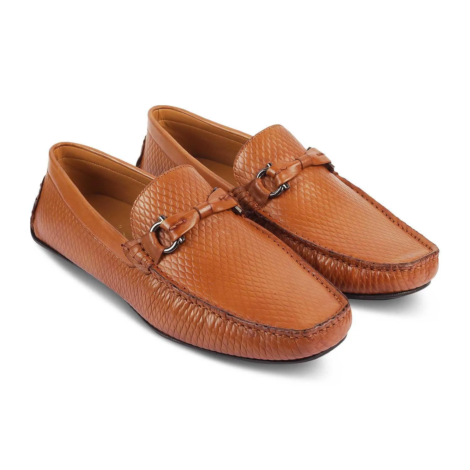 The Cover Tan Men's Leather Driving Loafers Tresmode