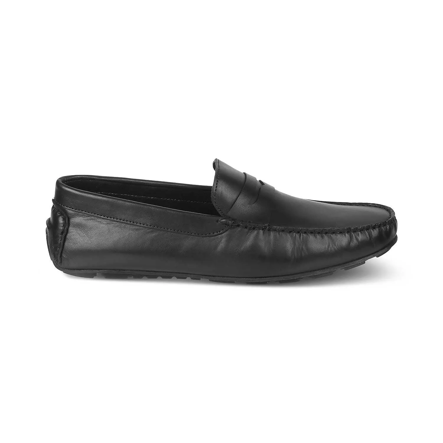 The Sloafer Black Men's Leather Driving loafers Tresmode