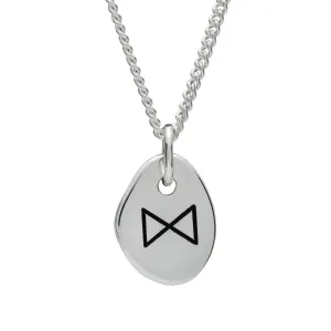 Travel Rune Silver Necklace