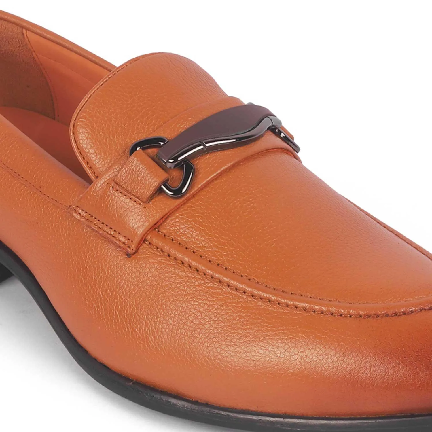 Tresmode Morko Tan Men's Leather Loafers