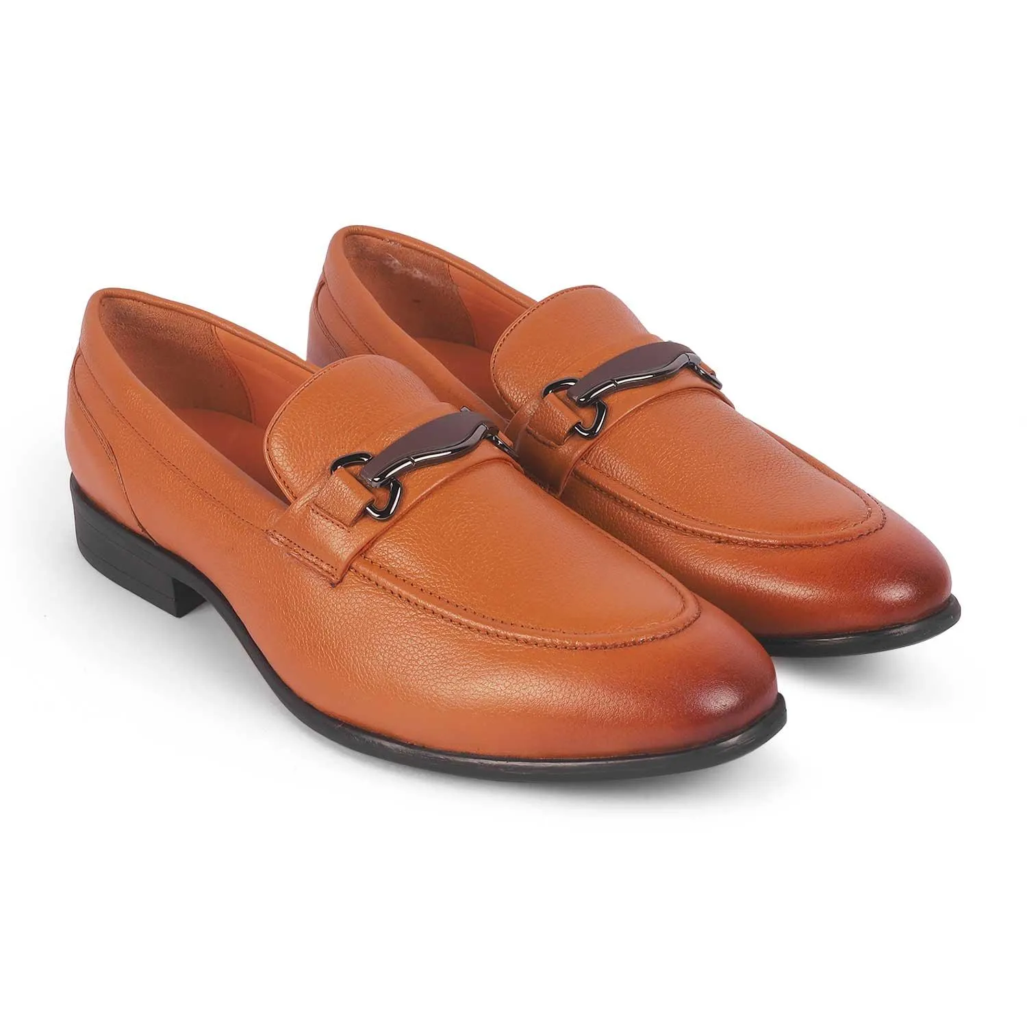 Tresmode Morko Tan Men's Leather Loafers