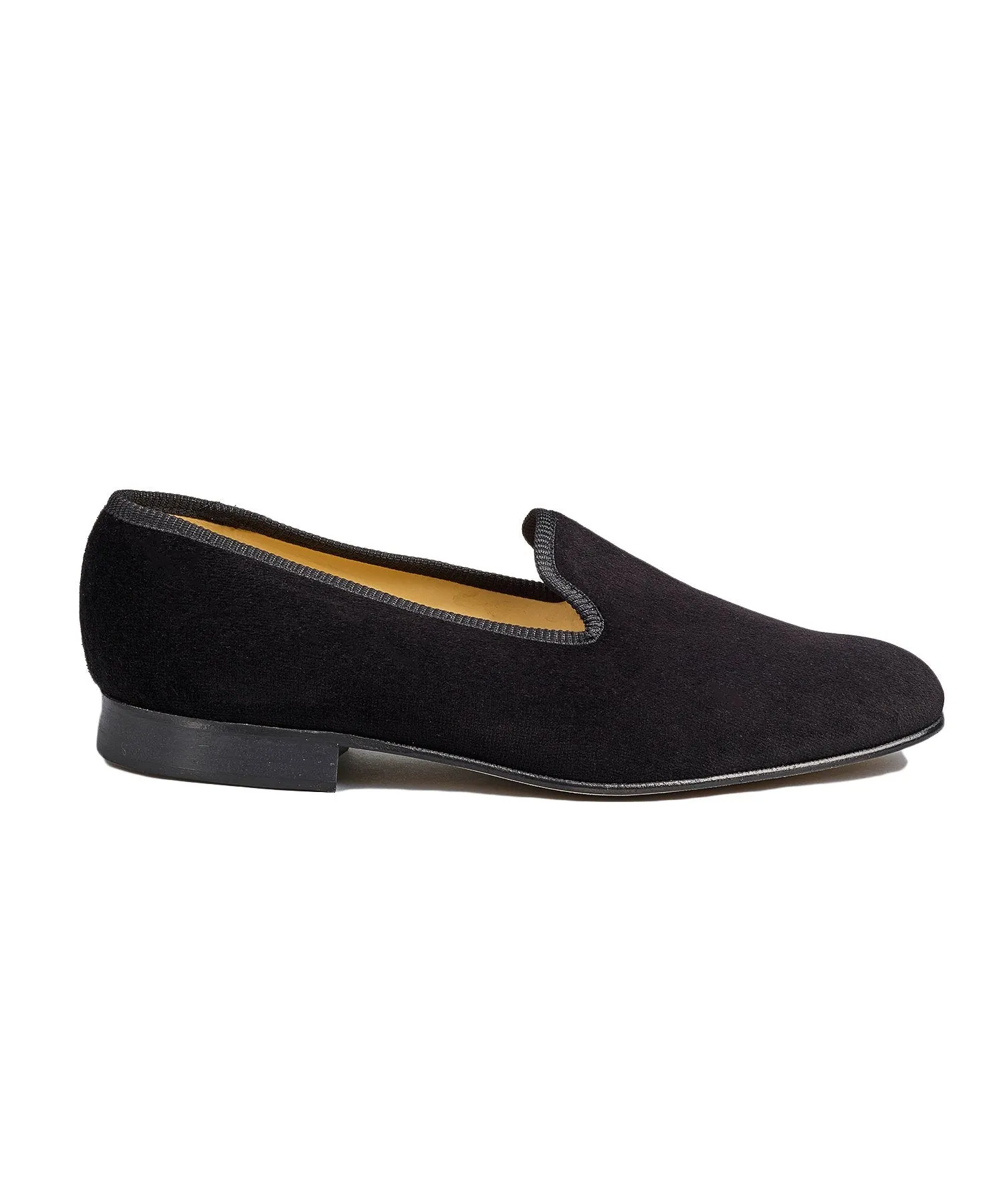 Trickers Churchill Black Velvet Slippers