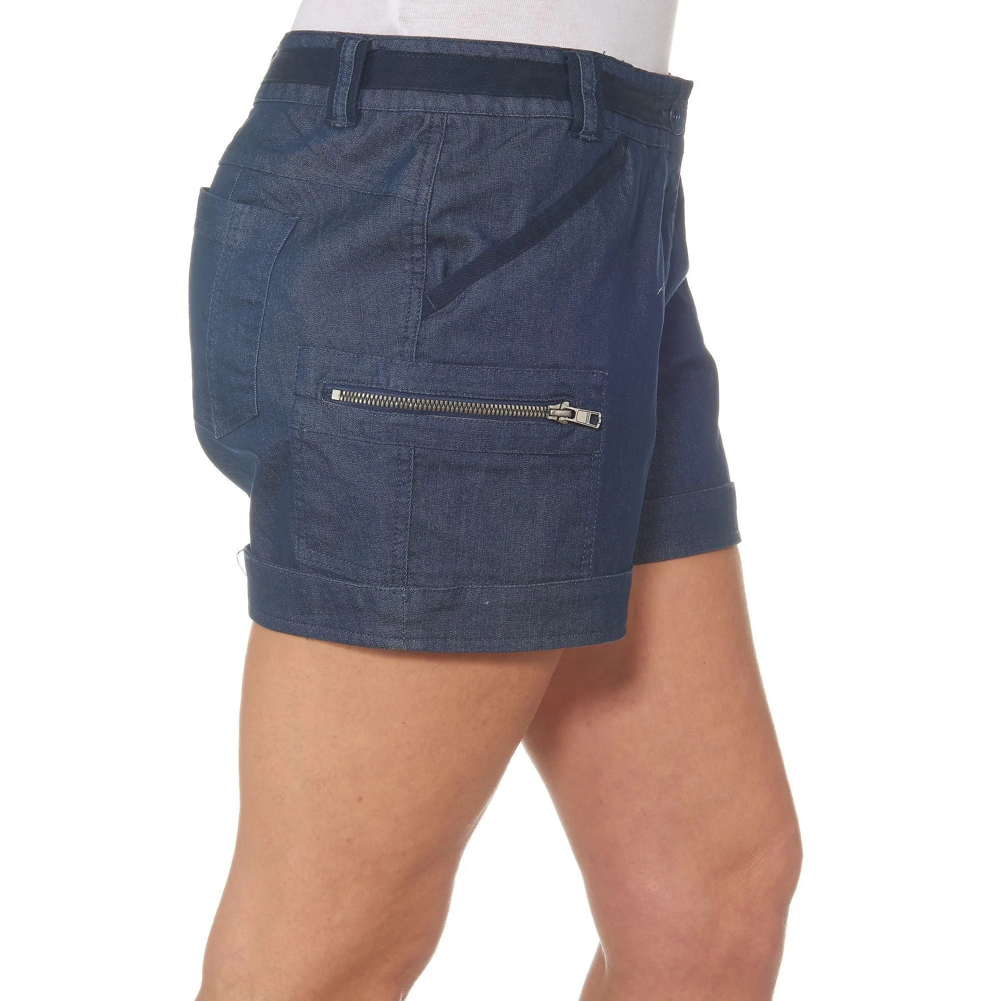 Women's Denim Nature Hiking Shorts Arpenaz 100