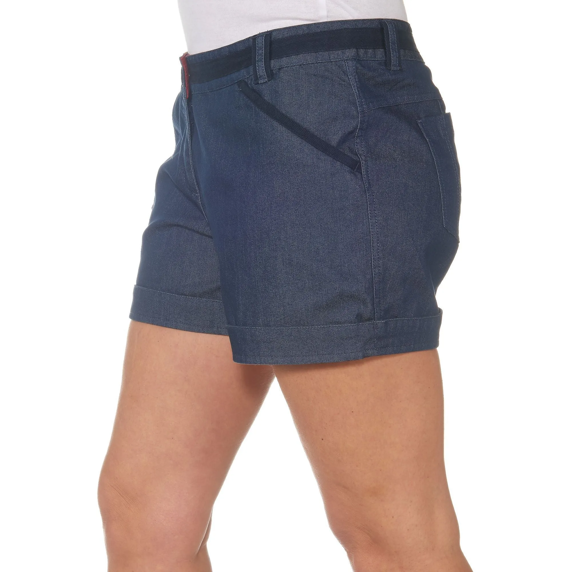 Women's Denim Nature Hiking Shorts Arpenaz 100