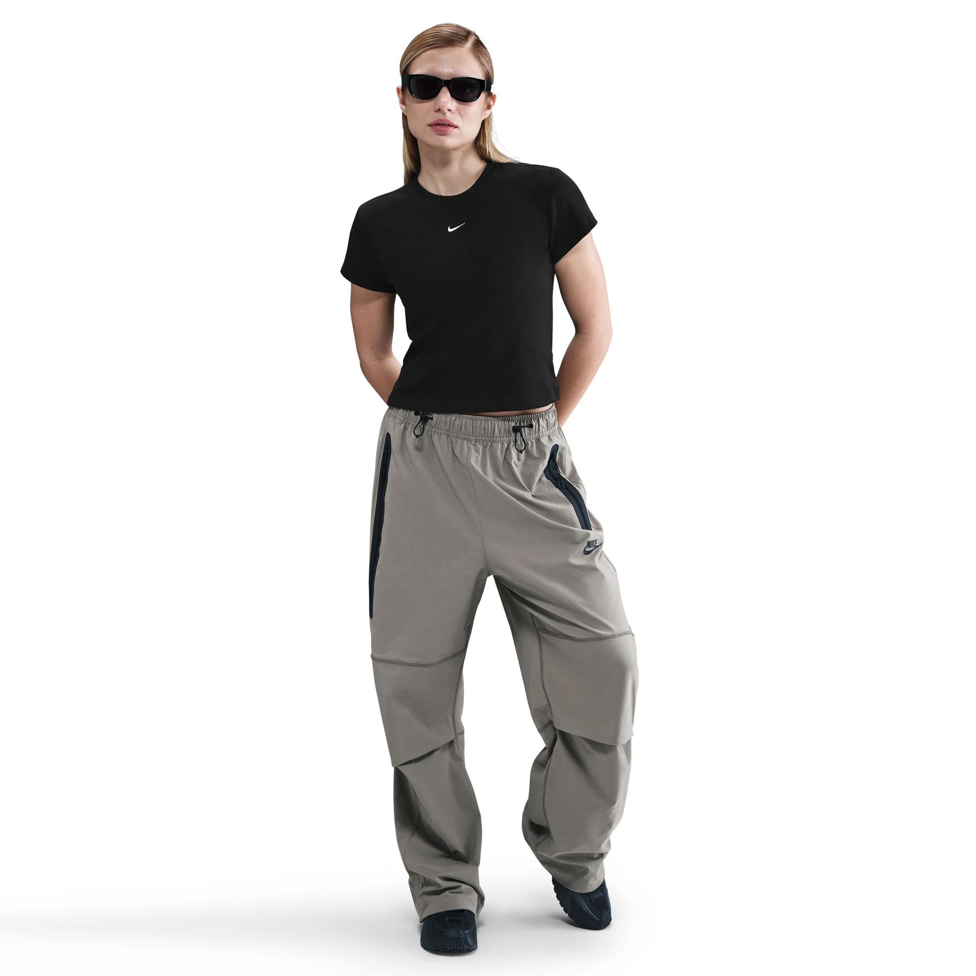 TIGHT RIBBED SHORT SLEEVE חולצת טי - Image 2