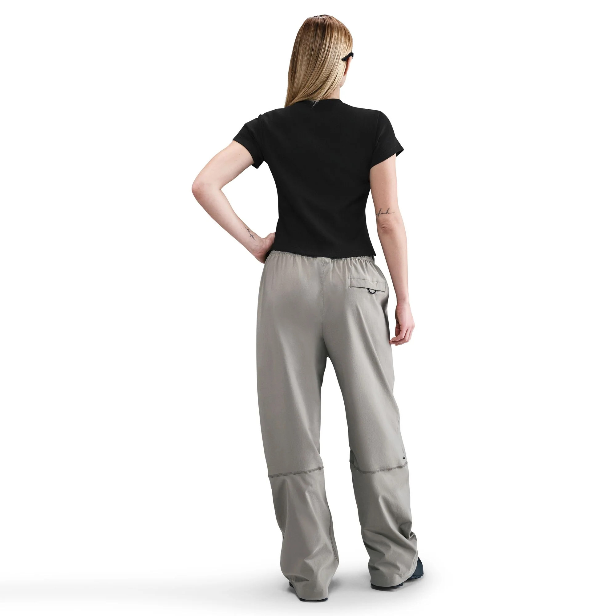 TIGHT RIBBED SHORT SLEEVE חולצת טי - Image 3