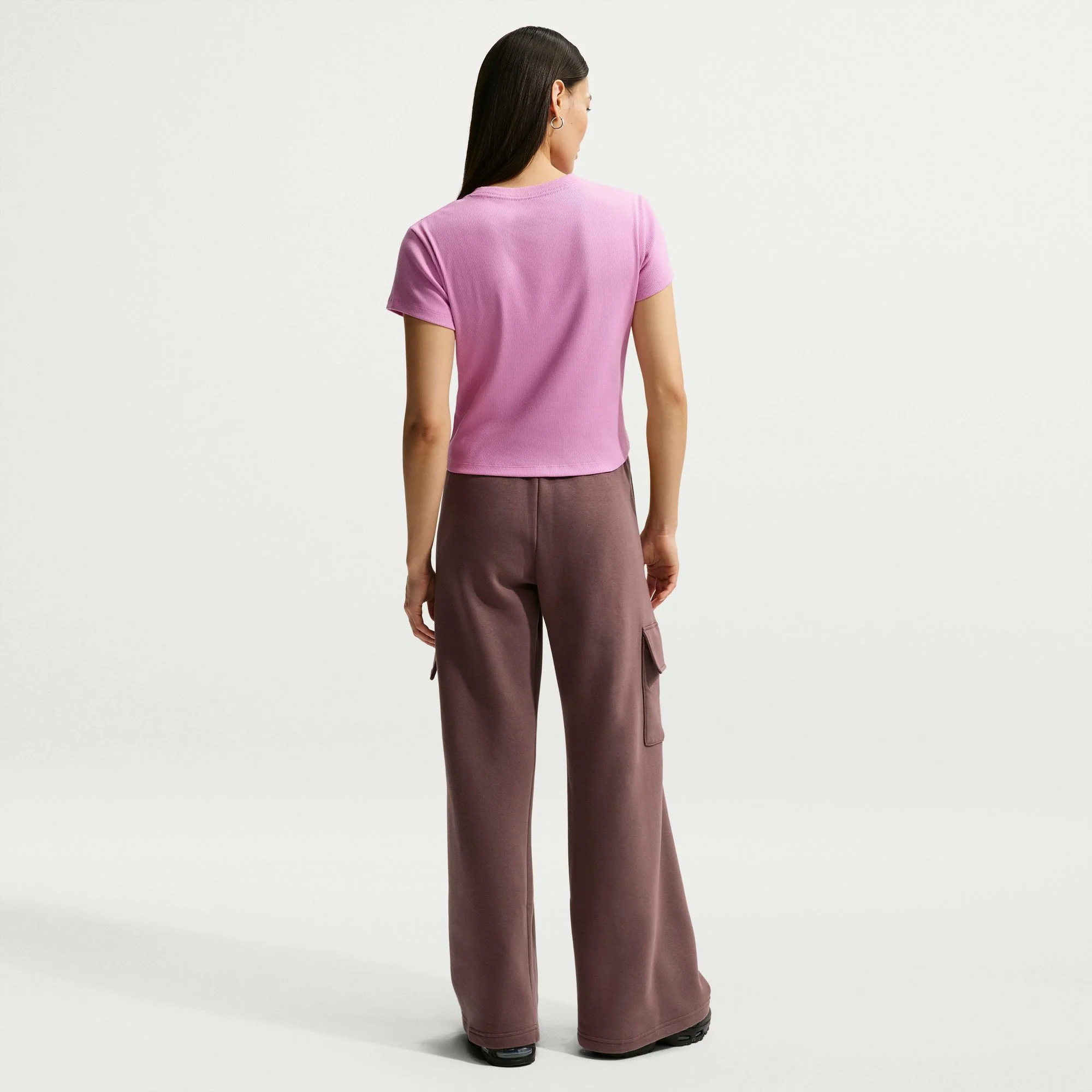 TIGHT RIBBED SHORT SLEEVE חולצת טי - Image 3
