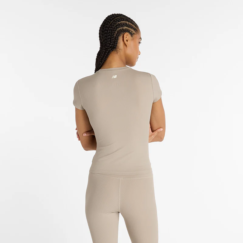RIBBED FITTED טי שירט - Image 2