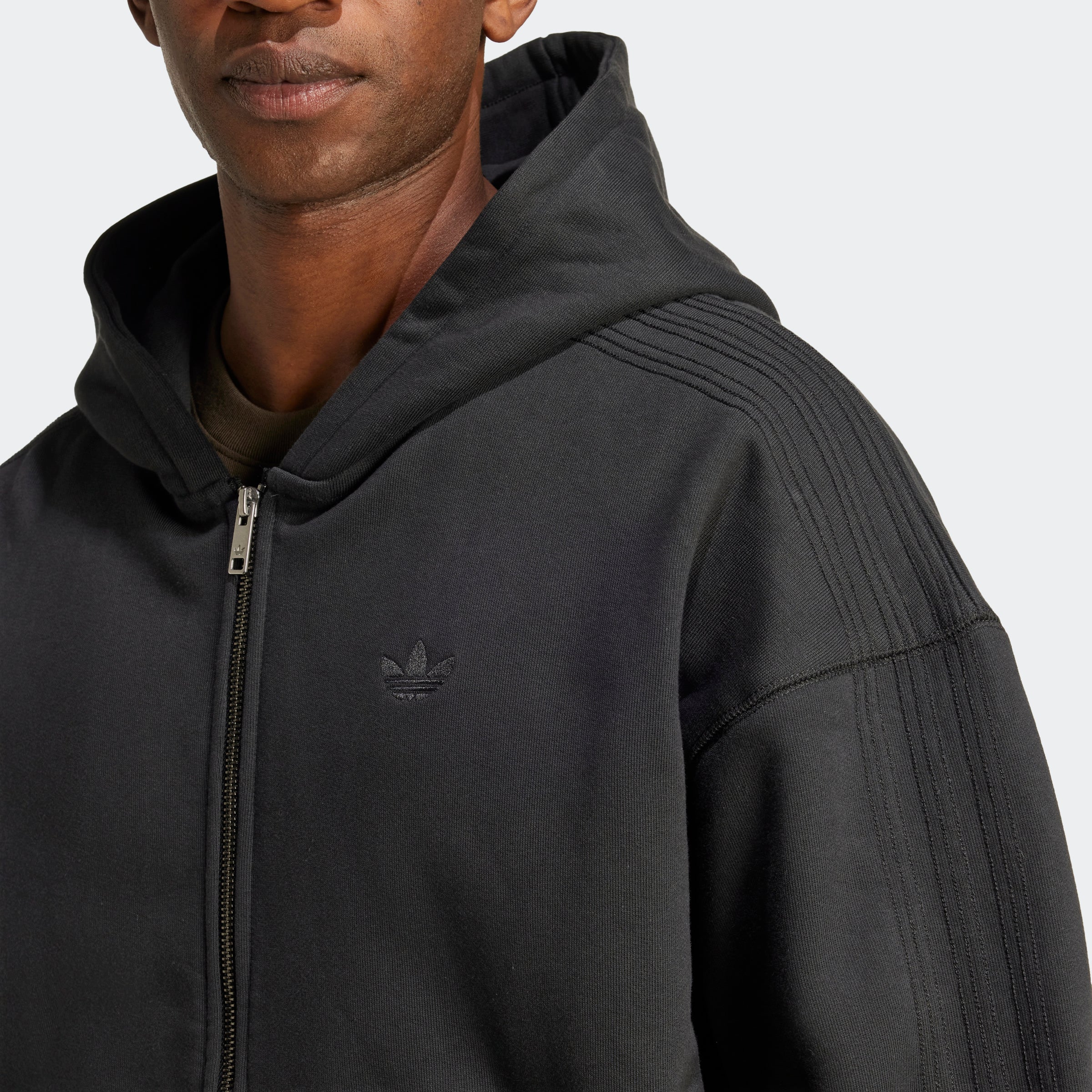 PREMIUM ESSENTIALS FULL-ZIP סווטשירט - Image 4