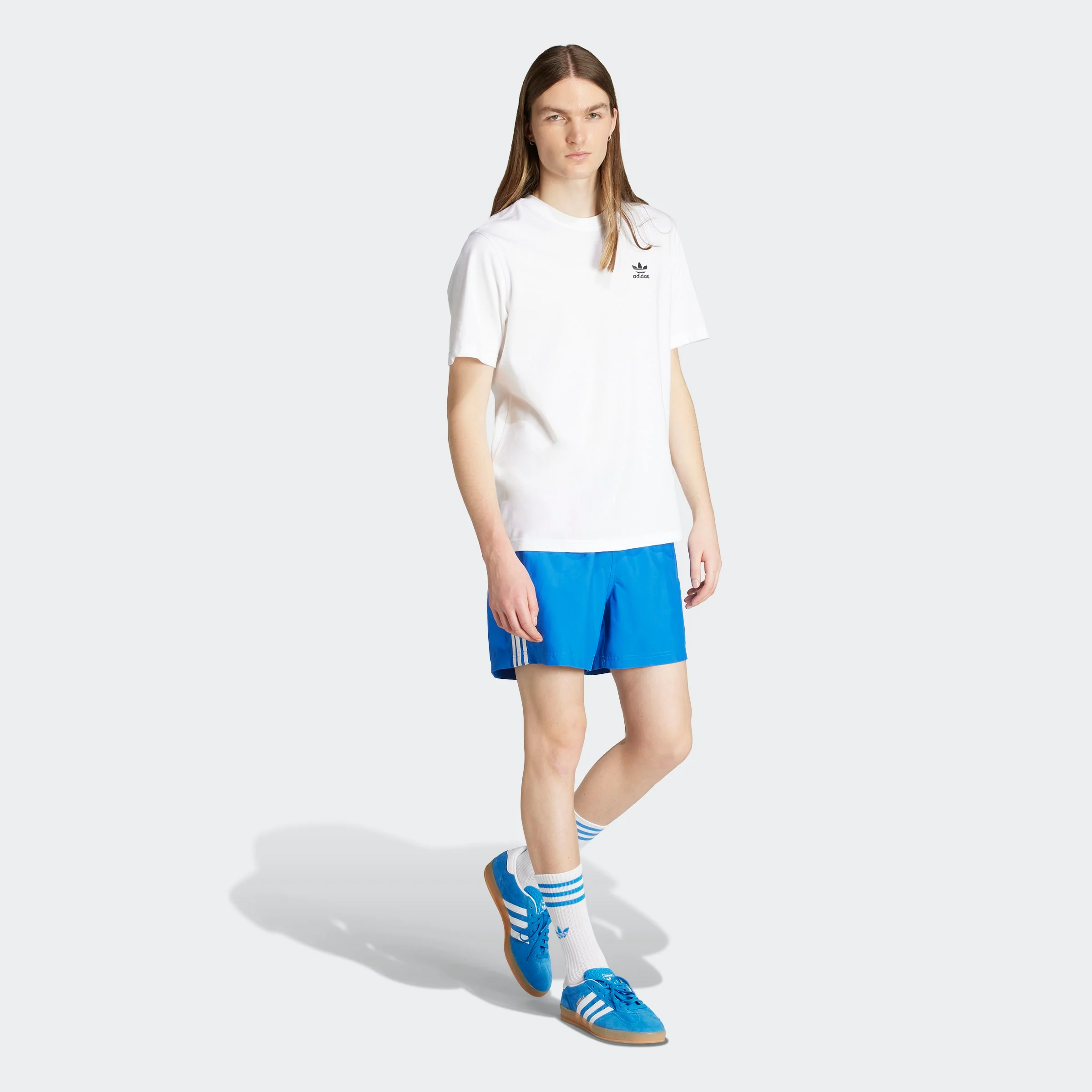 Adicolor 3-Stripes 5-Inch מכנסי בגד ים - Image 4